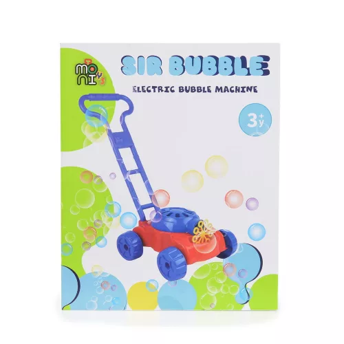 BUBBLE Sir fűnyíró buborékfújós KÉK/PIROS