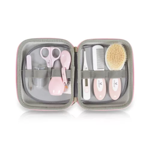 HYGIENE olló-fésű szett nagy PINK