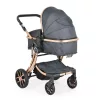 Polly 2 in1 babakocsi SZETT:sport+mózes+kistáska 107985 FEKETE
