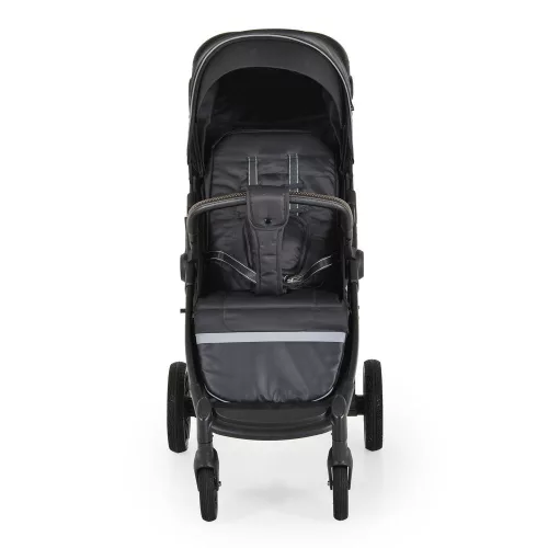BUGGY babakocsi lapracsukható, nagy kerekek, könnyű FEKETE