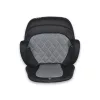 JAX autós ülésmagasító háttámlával 125-150cm rögzítő hevederrel, ISOFIX SZÜRKE