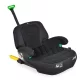 JAX autós ülésmagasító háttámlával 125-150cm rögzítő hevederrel, ISOFIX FEKETE
