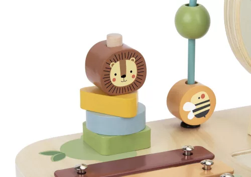 TOOKY Toy MONTESSORI asztalka AFRIKAI állatos PASZTEL