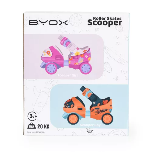 SCOOPER 4 kerekű görkori állítható méret:22-30 KÉK