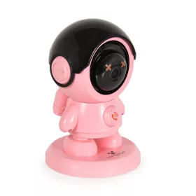 WEST bébiőr, kamera, 3.0Mp, wifis, 4G, babaforma PINK