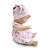 BABA 30cm újszülött macival PINK