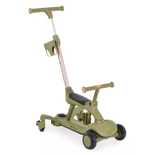 CORNET 6IN1 multifunkciós tricikli átalakítható rollerré ZÖLD