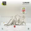 MONI óriás játékszett hinta, csúszda 6IN1 LUNAR SZÜRKE