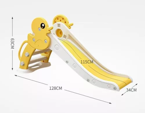 MONI csúszda 115cm KACSÁS SÁRGA