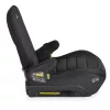 GALAXY ülésmagasító háttámlával 125-150cm, ISOFIX FEKETE