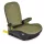 GALAXY ülésmagasító háttámlával 125-150cm, ISOFIX ZÖLD