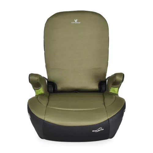 GALAXY ülésmagasító háttámlával 125-150cm, ISOFIX ZÖLD