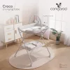 CROCO multifunkciós, összecsukható pelenkázó asztal RÓZSA