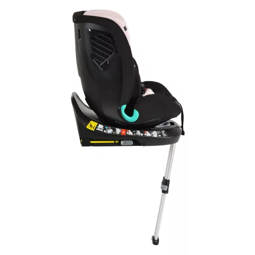 i-PROTECT autós ülés 40-150cm támasztólábbal 360 forgatható PINK