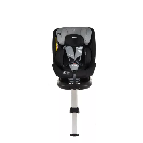i-PROTECT autós ülés 40-150cm támasztólábbal 360 forgatható STEEL/SZÜRKE
