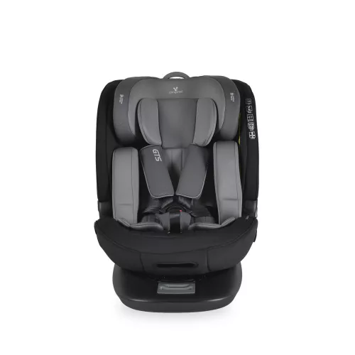 GTS prémium autós ülés 40-150cm SPS, 360fokban forgatható SZÜRKE