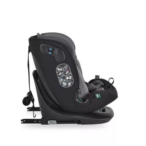 GTS prémium autós ülés 40-150cm SPS, 360fokban forgatható SZÜRKE