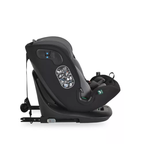 GTS prémium autós ülés 40-150cm SPS, 360fokban forgatható SZÜRKE