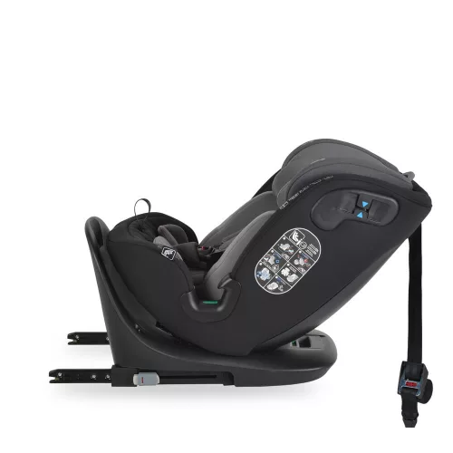 GTS prémium autós ülés 40-150cm SPS, 360fokban forgatható SZÜRKE