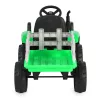 BO DALLAS elektromos traktor trélerrel 12V 140cm ZÖLD