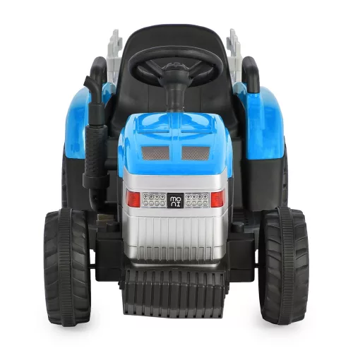 BO DALLAS elektromos traktor trélerrel 12V 140cm KÉK