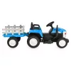 BO DALLAS elektromos traktor trélerrel 12V 140cm KÉK