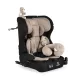 SECURITY autós ülés belső övvel, isofix, ajándék 2plüss+párna 76-150cm BÉZS