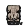 SECURITY autós ülés belső övvel, isofix, ajándék 2plüss+párna 76-150cm BÉZS