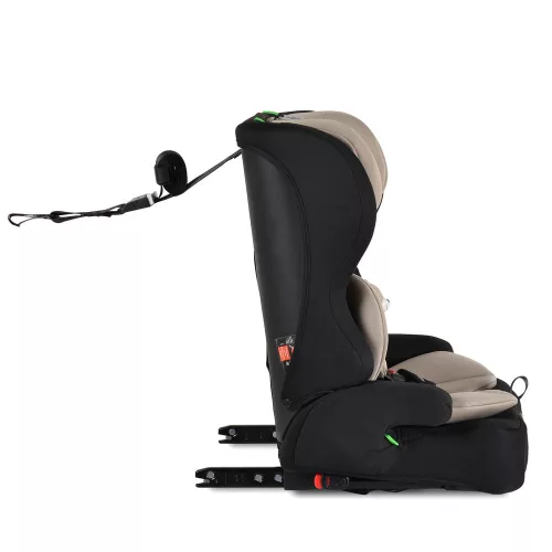 SECURITY autós ülés belső övvel, isofix, ajándék 2plüss+párna 76-150cm BÉZS