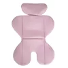 ROCK autós ülés 76-150cm, 2játékkal, pohártartó, belső öv, isofix nélkül PINK