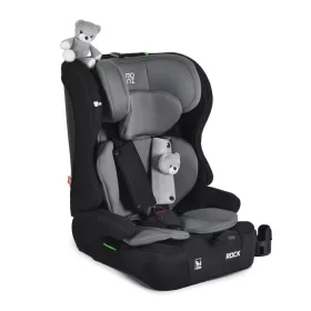   ROCK autós ülés 76-150cm, 2játékkal, pohártartó, belső öv, isofix nélkül SZÜRKE