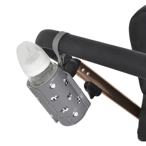CALIENTE cumisüveg melegen tartó, hordozható, USB-C töltővel NAGY SZÜRKE