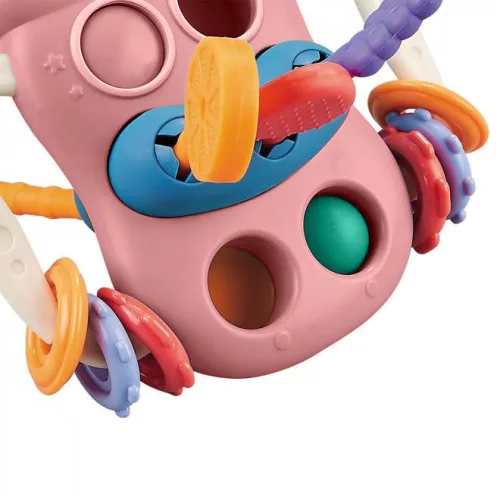 MŰANYAGJÁTÉK szilikon szenzoros játék PINK