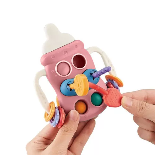 MŰANYAGJÁTÉK szilikon szenzoros játék PINK