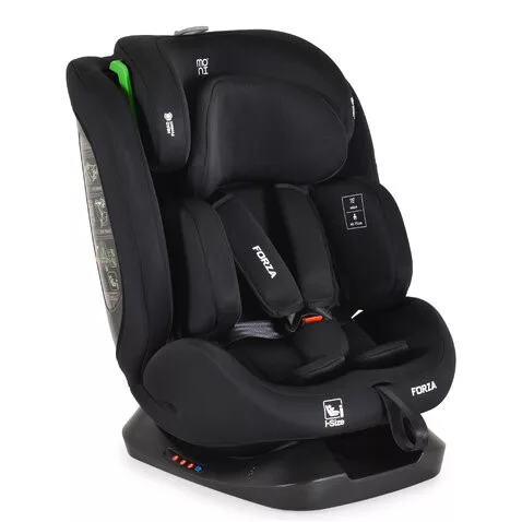 FORZA Prémium autós ülés isofix nélkül 40-150cm FEKETE