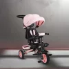 EXPLORE tricikli összecsukható kormányos PINK