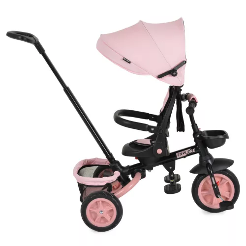 EXPLORE tricikli összecsukható kormányos PINK