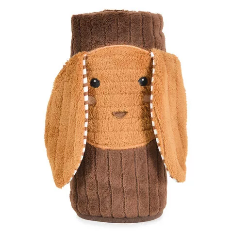 TAKARÓ Coco Puppy nyuszi fülekkel 90x75cm BARNA