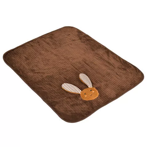 TAKARÓ Coco Puppy nyuszi fülekkel 90x75cm BARNA