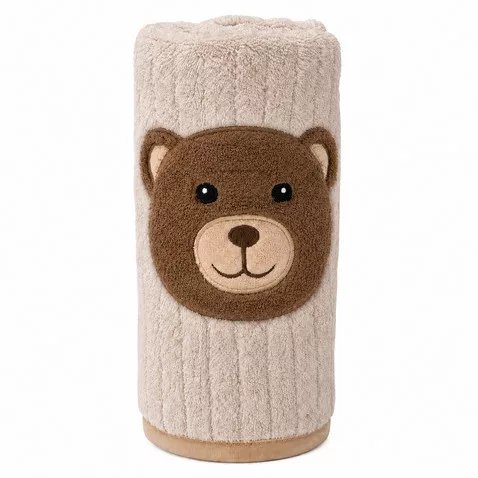 TAKARÓ Honey Bear macifejjel 90x75cm BÉZS