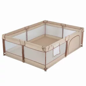   GameZone Basic járóka 150x200 lecippzározható oldal, sarokvédő egyszínű BÉZS