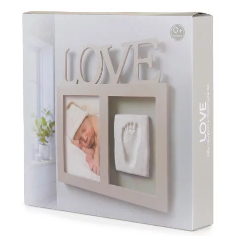 MOULD LOVE kéz- láblenyomat készítő képkerettel