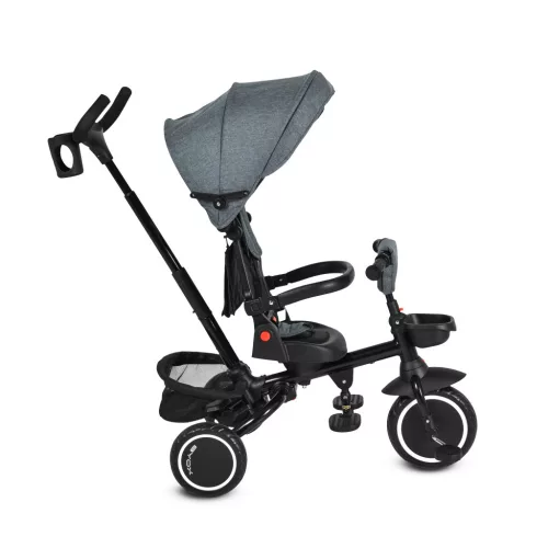 CRUZ tricikli összecsukható SÖTÉTSZÜRKE