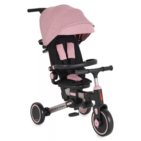 FLEXTON tricikli 6in1 futóbiciklivé alakítható PINK