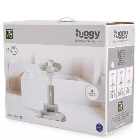 HUGGY tusoló állvány babáknak SZÜRKE