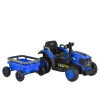 BO TERRON traktor 4 kerekű trélerrel 12V két motoros KÉK