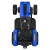 BO TERRON traktor 4 kerekű trélerrel 12V két motoros KÉK