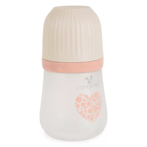 AMORI üveg cumisüveg széles szájú 180ml anticolic PINK