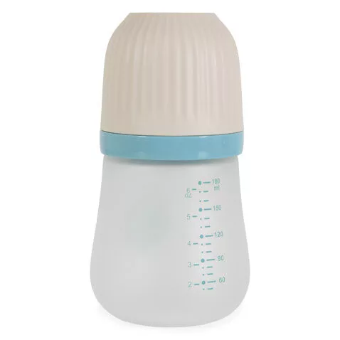 AMORI üveg cumisüveg széles szájú 180ml anticolic KÉK