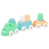 MOCHTOYS Play&Squish puha vonat és kocka szett 12db  PASZTELL